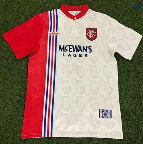 Peamu - Camisola Futebol Retro Rangers Alternativa Equipamento 1996-97