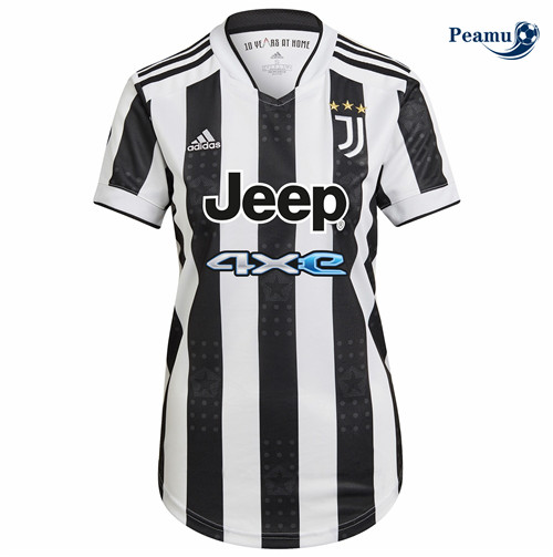 Camisola Futebol Juventus Mulher Principal Equipamento 2021-2022