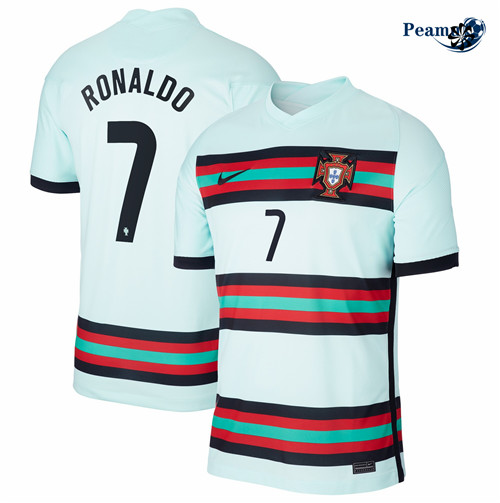 Camisola Futebol Portugal Alternativa Equipamento Ronaldo 7 Euro 2020