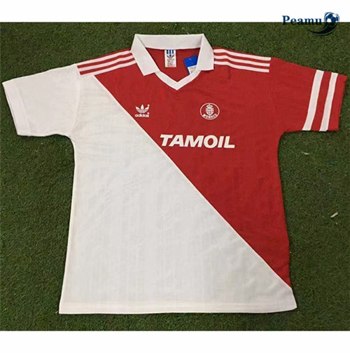 Camisola Futebol Retro AS Monaco Principal Equipamento 1992-94