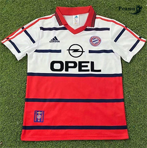 Camisola Futebol Retro Bayern de Munique Alternativa Equipamento 1998-00