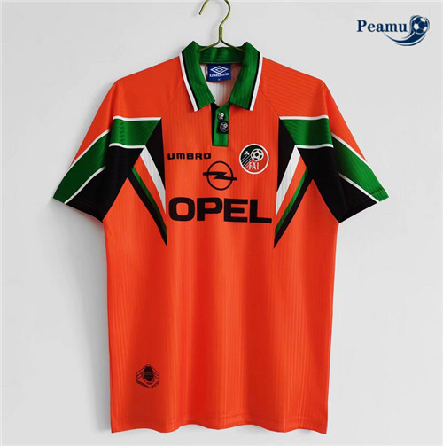 Camisola Futebol Retro Irlanda Alternativa Equipamento 1997-98