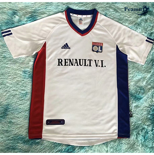 Camisola Futebol Retro Lyon Principal Equipamento 2001-02