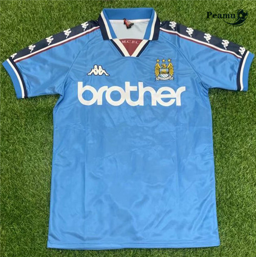 Camisola Futebol Retro Manchester City Principal Equipamento 1998-99