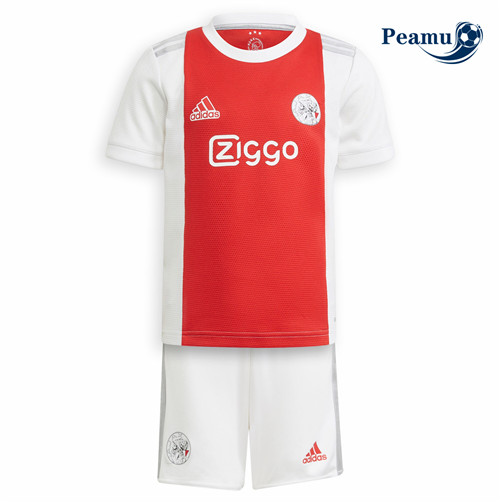 Camisola Futebol AFC Ajax Crianças Principal Equipamento 2021-2022