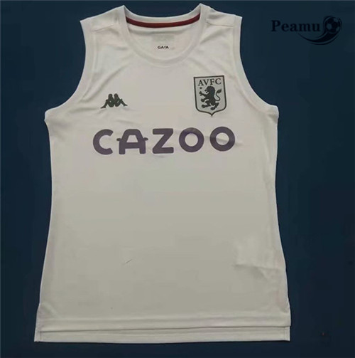 Camisola Futebol Aston Villa vest Branco 2021-2022