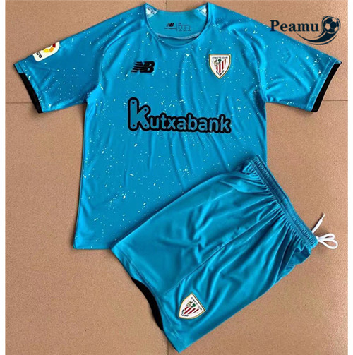 Camisola Futebol Athletic Bilbao Crianças Gardien de but Azul 2021-2022