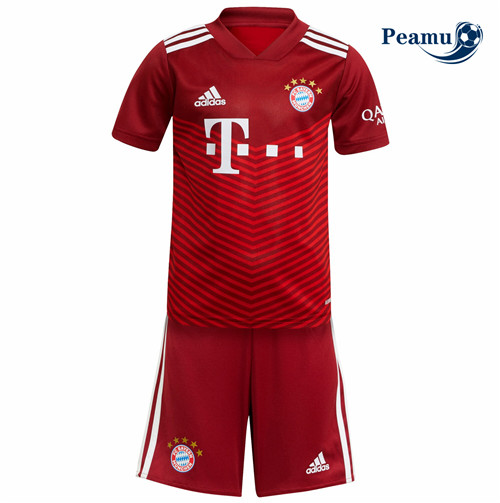 Camisola Futebol Bayern de Munique Crianças Principal Equipamento 2021-2022