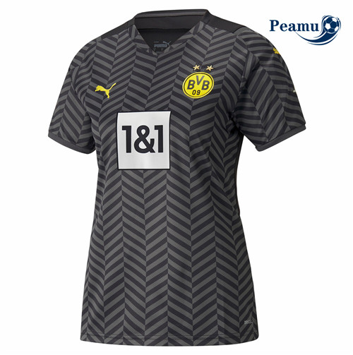 Camisola Futebol Borussia Dortmund Mulher Alternativa Equipamento 2021-2022