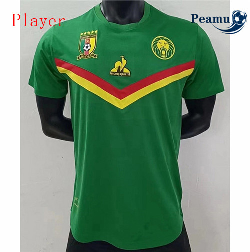 Peamu - Camisola Futebol Camarões Player Version Principal Equipamento 2021-2022