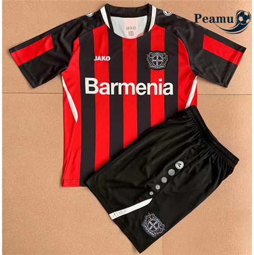 Peamu - Camisola Futebol Bayer leverkusen Crianças Principal Equipamento 2021-2022