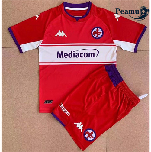Peamu - Camisola Futebol Fiorentina Crianças Gardien de but Vermelho 2021-2022