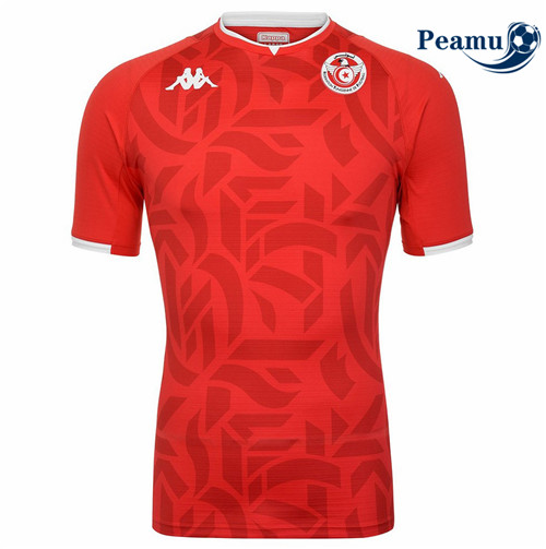 Peamu - Camisola Futebol Tunisia Principal Equipamento Vermelho 2021-2022