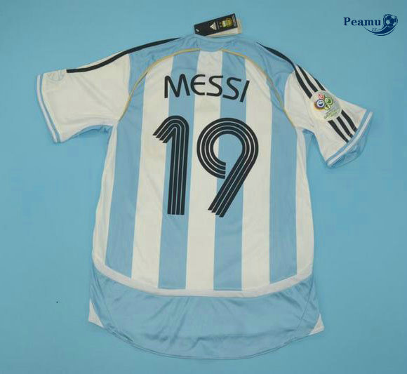 Classico Maglie Argentina Principal Equipamento (19 Messi) 2006