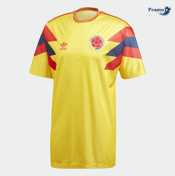 Classico Maglie Colombia Amarelo Coppa Del Mondo 1990