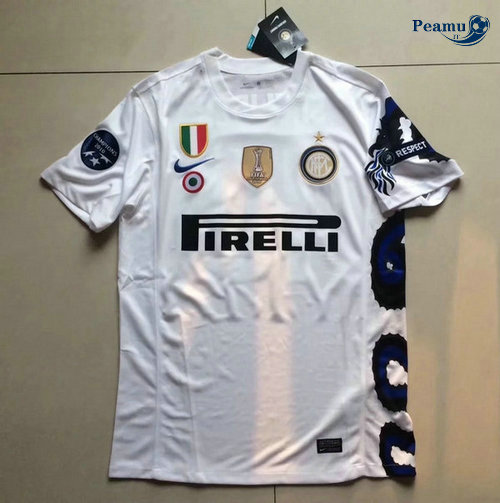 Classico Maglie Inter Milan Alternativa Equipamento Bianco 2010-11