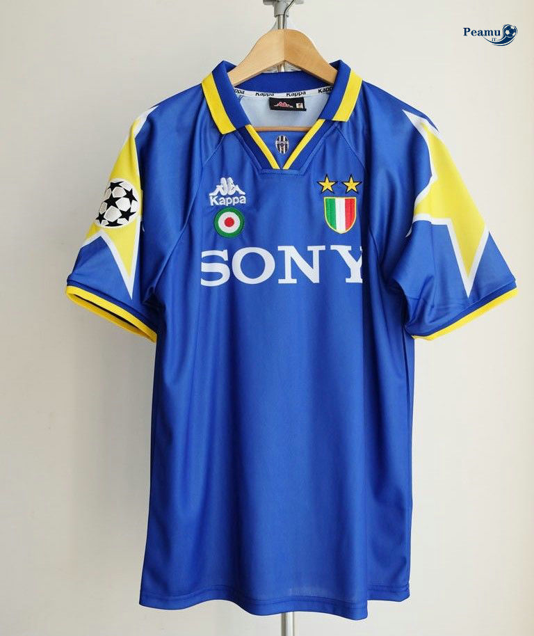 Classico Maglie Juventus Alternativa Equipamento Azul clair 1995-96 Champions League