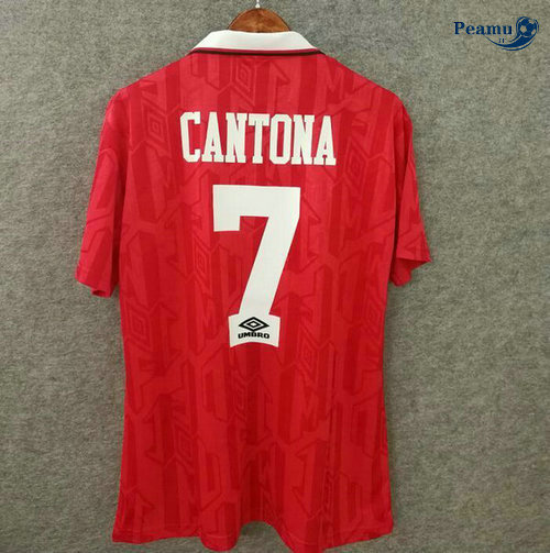 Classico Maglie Manchester United Principal Equipamento Vermelho (7 Cantona) 1994