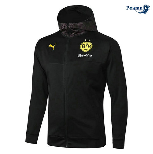 Sweat à capuche Calcio Borussia Dortmund Preto 2019-2020