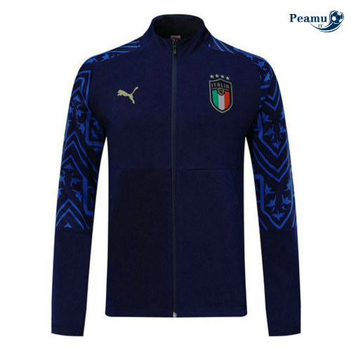 Jaqueta Futebol Italia Azul navy 2019-2020