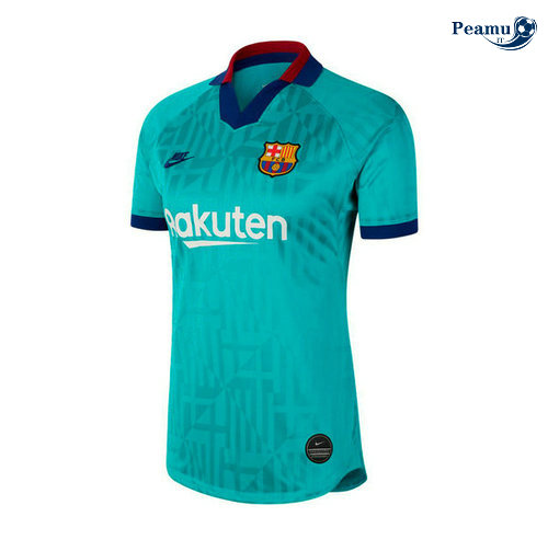 Camisola Futebol Barcelona Mulher Azul clair 2019-2020