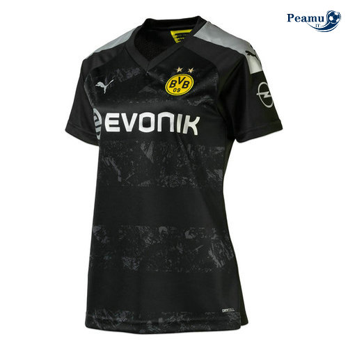 Camisola Futebol Borussia Dortmund Mulher Alternativa Equipamento 2019-2020