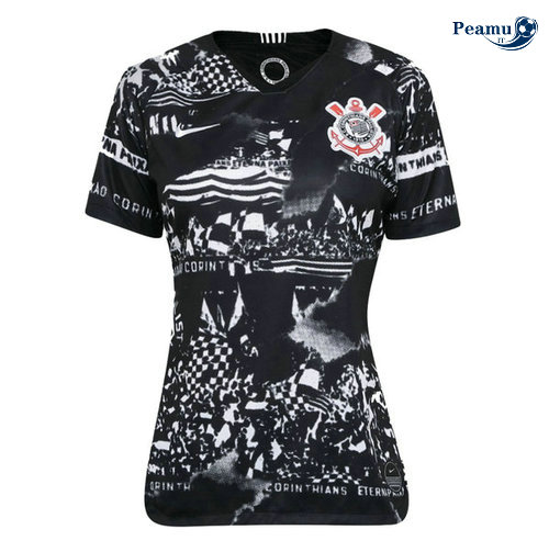 Camisola Futebol Corinthians Mulher Terceiro Equipamento 2019-2020