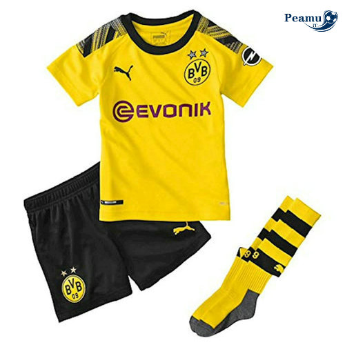 Camisola Futebol Borussia Dortmund Crianças Principal Equipamento 2019-2020