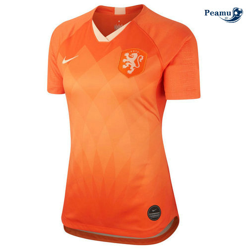 Camisola Futebol Holanda Mulher Principal Equipamento Arancione 2019-2020