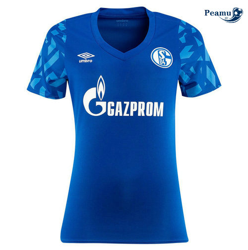 Camisola Futebol Schalke 04 Mulher Principal Equipamento 2019-2020