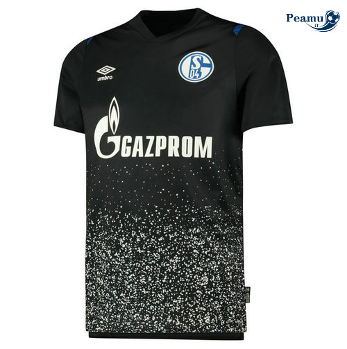 Camisola Futebol Schalke 04 Terceiro Equipamento Preto 2019-2020