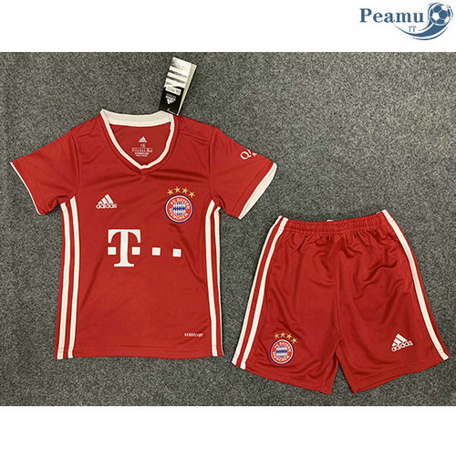 Camisola Futebol Bayern de Munique Crianças Principal Equipamento 2020-2021