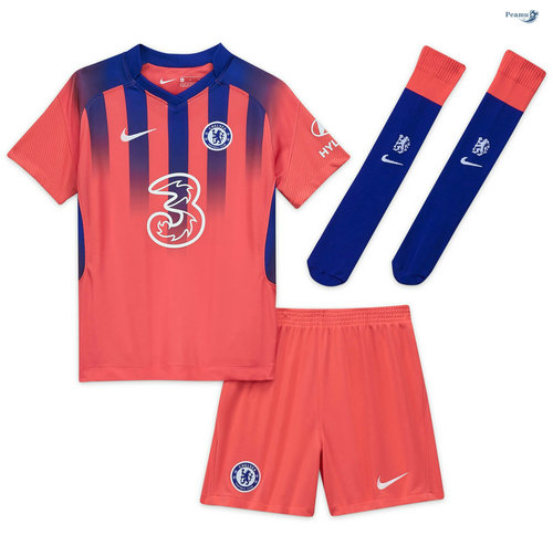 Camisola Futebol Chelsea Crianças Terceiro Equipamento 2020-2021