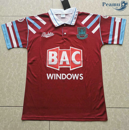 Camisola Rétro West Ham United Principal Equipamento 1991-92