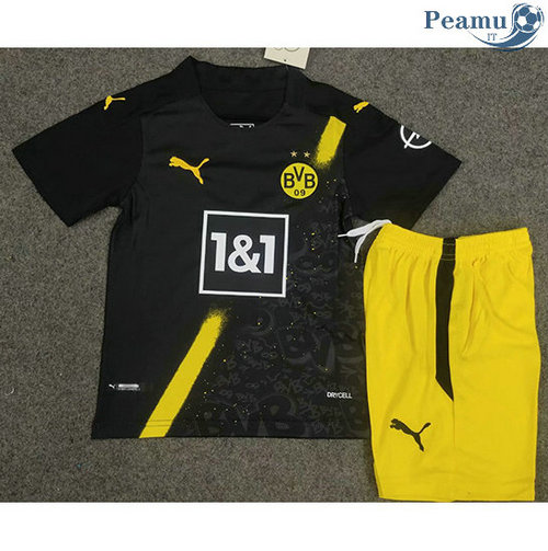 Camisola Futebol Borussia Dortmund Crianças Alternativa Equipamento 2020-2021