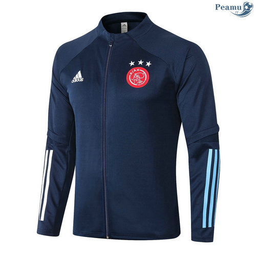Jaqueta Futebol AFC Ajax Azul Marinho 2020-2021