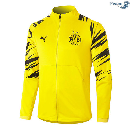 Jaqueta Futebol Borussia Dortmund Amarelo 2020-2021