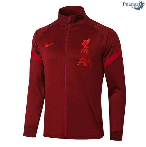 Jaqueta Futebol Liverpool Vermelho 2020-2021