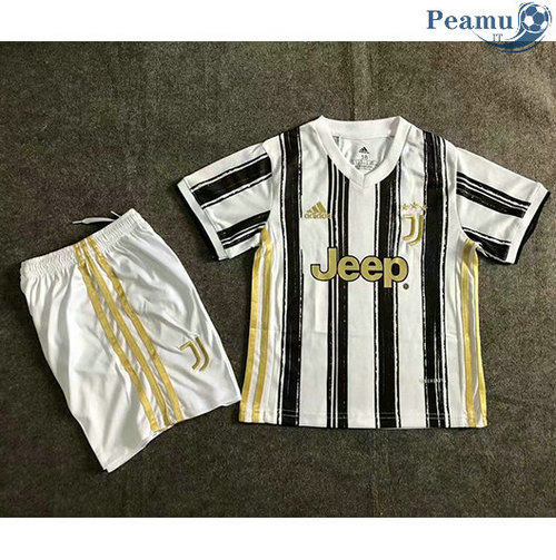 Camisola Futebol Juventus Crianças Principal Equipamento 2020-2021