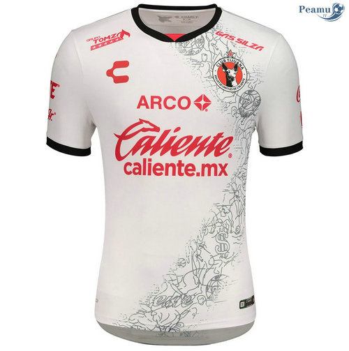 Camisola Futebol Tijuana Alternativa Equipamento Branco 2020-2021