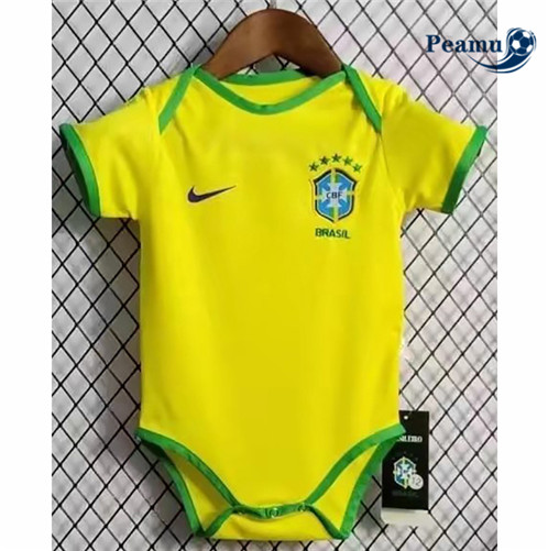 Camisola Futebol Brasil Bebê Principal Equipamento 2022-2023 baratas
