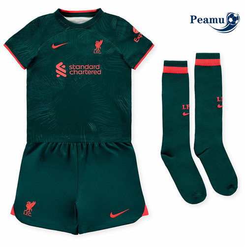 Camisola Futebol Liverpool Enfant Terceiro Equipamento 2022-2023 baratas