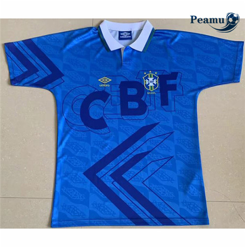 Camisola Futebol Retro1992#Brasil Alternativa Equipamento baratas