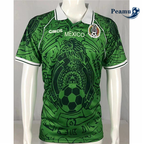 Camisola Futebol Retro1999#México Principal Equipamento baratas