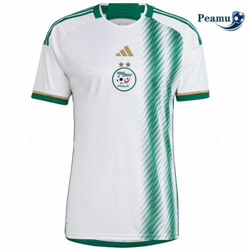Novas Camisola Futebol Argélia Principal Equipamento Branco 2022-2023 personalizadas