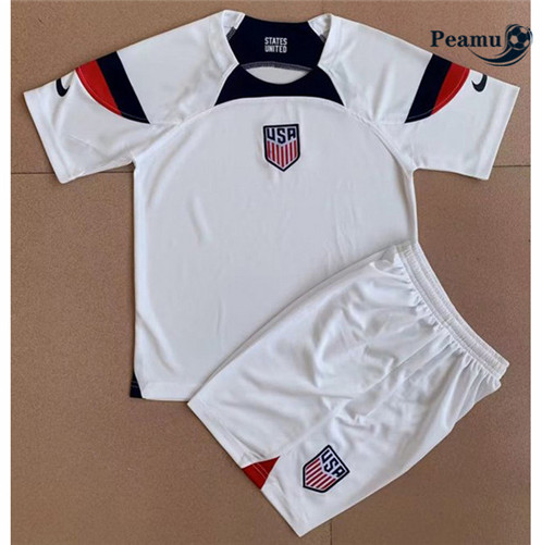 Comprar Camisola Futebol Estados Unidos Crianças Principal Equipamento 2022-2023 baratas