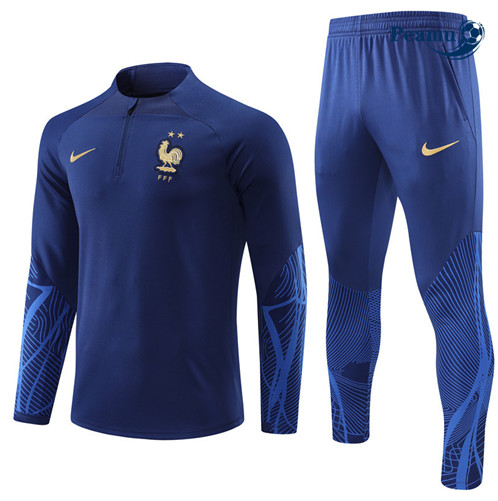 Novas Camisola Fato de Treino França Azul 2022-2023 online