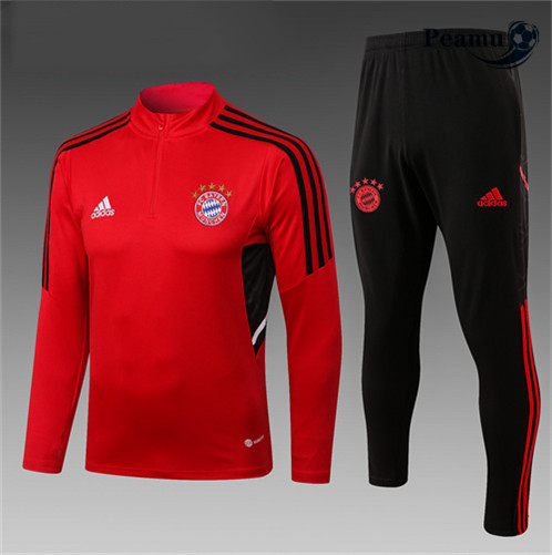 Comprar Camisola Fato de Treino Bayern de Munique Criancas Rouge 2022-2023 personalizadas