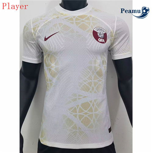 Novas Camisola Futebol Qatar Player Version Alternativa Equipamento 2022-2023 baratas