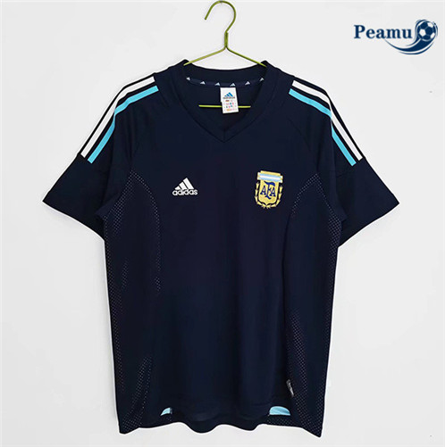 Novas Camisola Futebol Retrô Argentina Alternativa Equipamento 2002 personalizadas